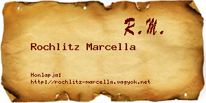 Rochlitz Marcella névjegykártya